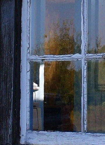 Ghostly Reflexion in a McKellar, ON Church Window